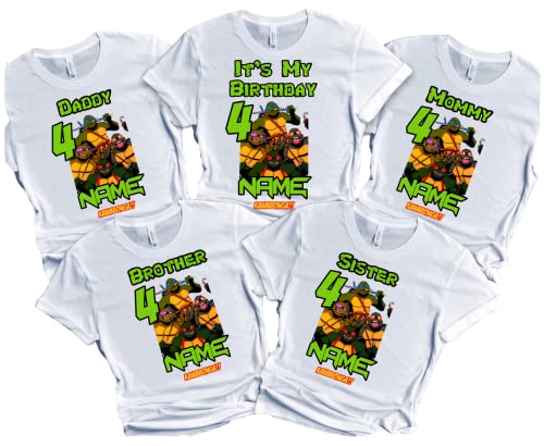 Birthday Shirt Birthday Boy Shirt Matching Family Custom T-shirts Kids Party