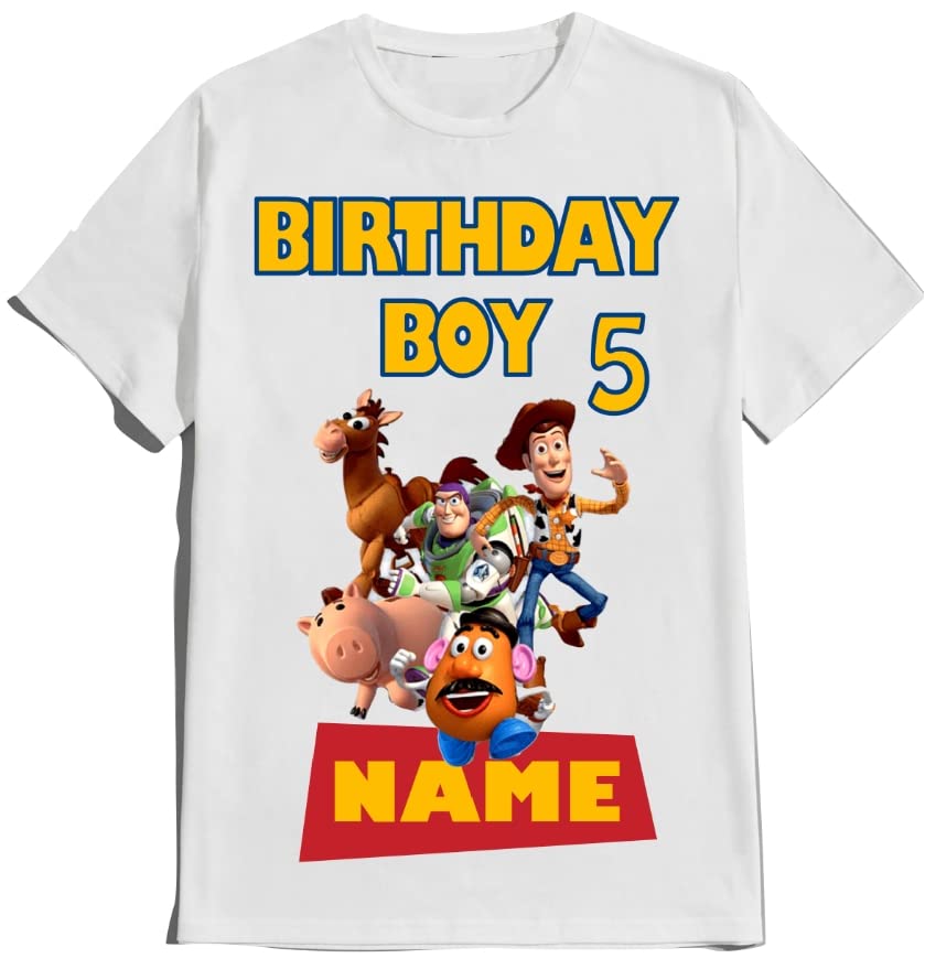 Birthday Boy Shirt Toy Family Matching Story Tees Custom