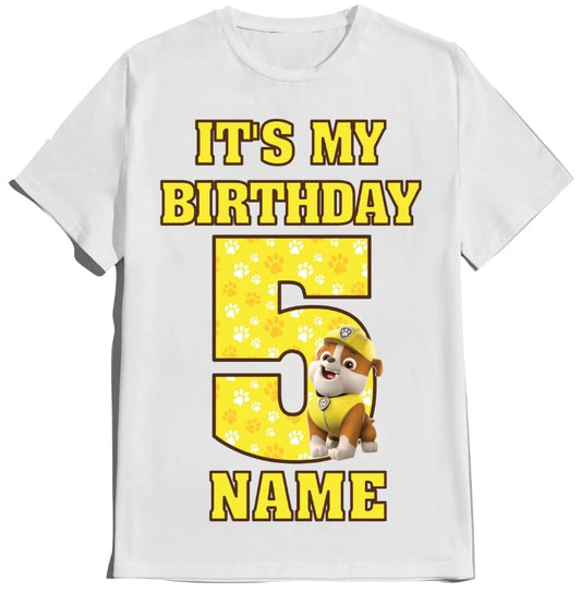 Birthday Boy Shirt Family Matching Custom Shirts Dogs