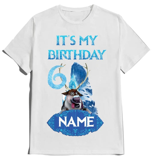Princess Birthday Girl Shirt Custom Family Matching T-shirts