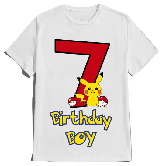 Birthday Shirt Boy Gotta Catch Them All Custom Family Matching Tees Shirts T-shirts