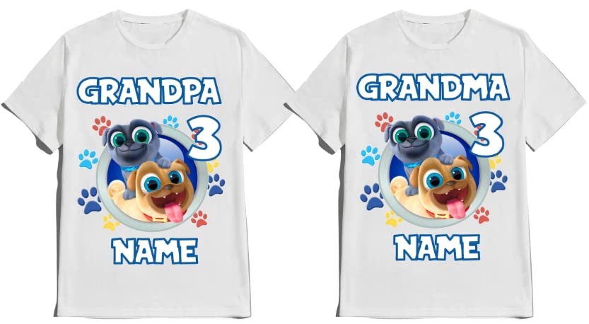 Birthday Boy Puppy Shirt Dog Family Matching Custom Tees