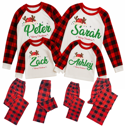 Custom Christmas Pajamas Family Set 17