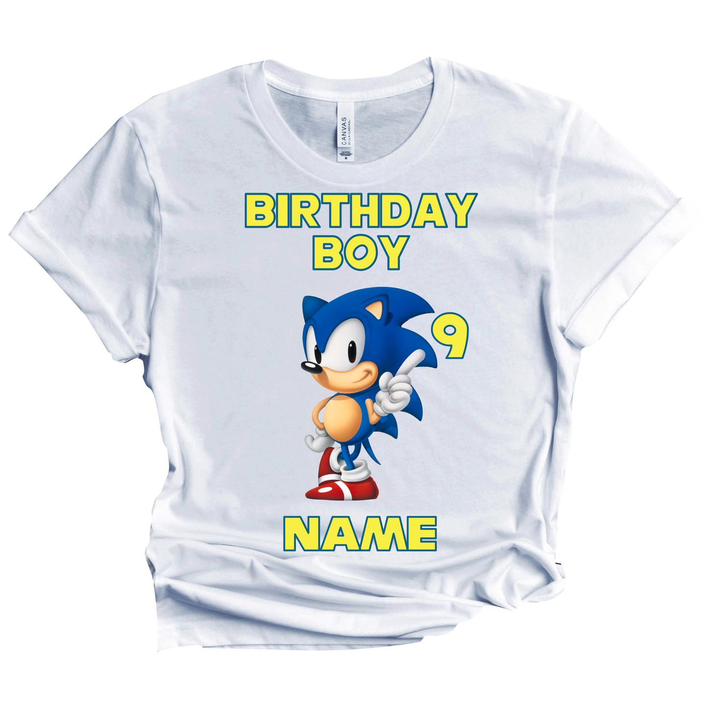 Sonic Birthday Custom T-shirt Matching All Family Set 2