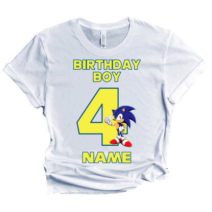Sonic Birthday Custom T-shirt Matching All Family Set 8