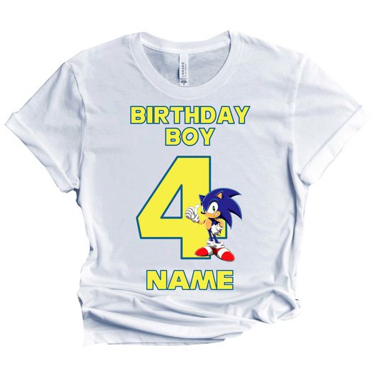 Sonic Birthday Custom T-shirt Matching All Family Set 8