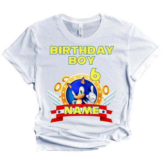 Sonic Birthday Custom T-shirt Matching All Family Set 5