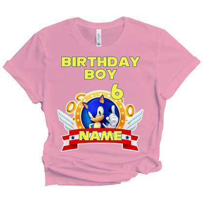Sonic Birthday Custom T-shirt Matching All Family Set 5