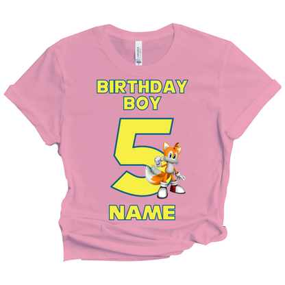 Sonic Tales Birthday Custom T-shirt Matching All Family Set 4