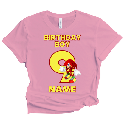 Sonic knuckles Birthday Custom T-shirt Matching All Family Set 6