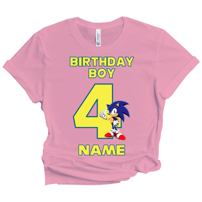 Sonic Birthday Custom T-shirt Matching All Family Set 8