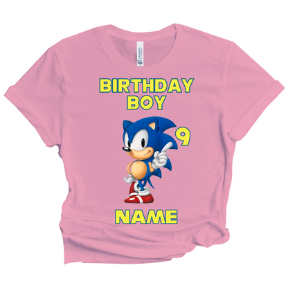 Sonic Birthday Custom T-shirt Matching All Family Set 2