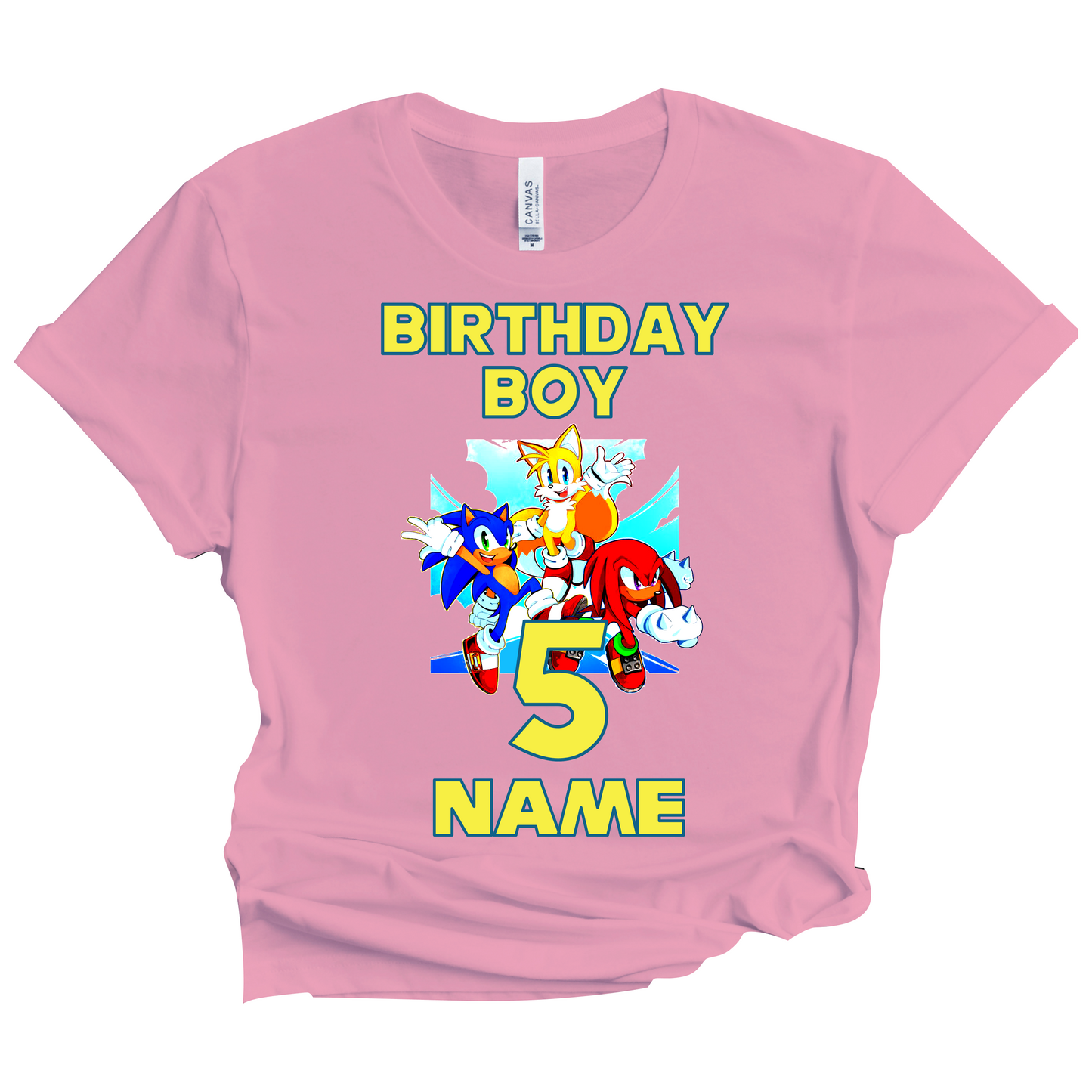 Sonic Birthday Custom T-shirt Matching All Family Set 1