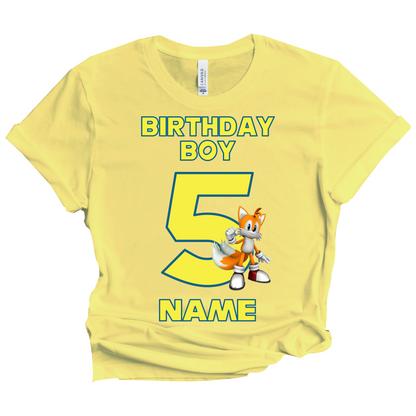 Sonic Tales Birthday Custom T-shirt Matching All Family Set 4