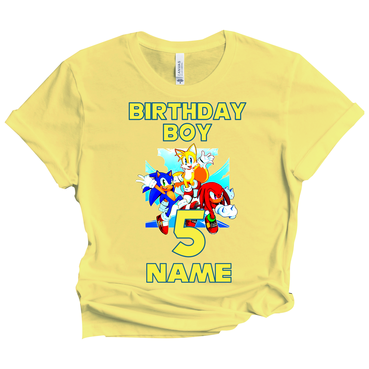 Sonic Birthday Custom T-shirt Matching All Family Set 1