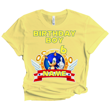 Sonic Birthday Custom T-shirt Matching All Family Set 5