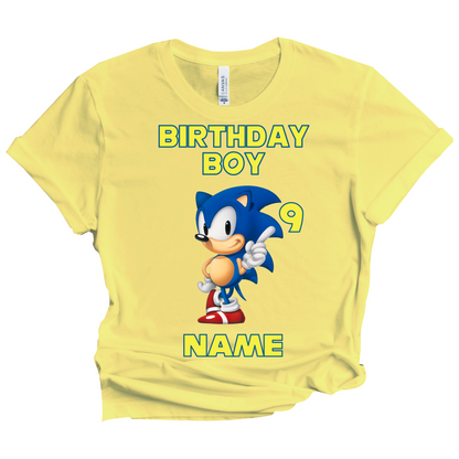 Sonic Birthday Custom T-shirt Matching All Family Set 2