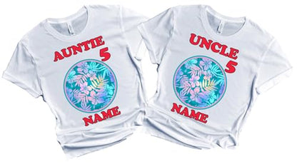 FELIZ CUMPLEAÑOS Birthday Kids Tshirt Boy Girl Tees Matching Family Customize Shirts Birthday Girl Party Gathering Custom Name Age Personalized Birthday Shirts All Family Baby Girl