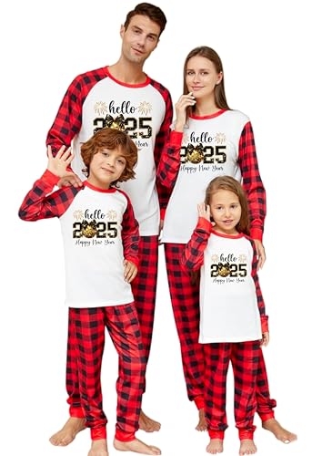 New Year 2026 Family Matching Pajamas Set 2