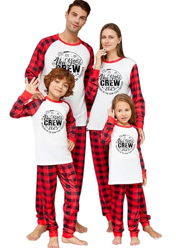 New Year 2026 Family Matching Pajamas Set 1