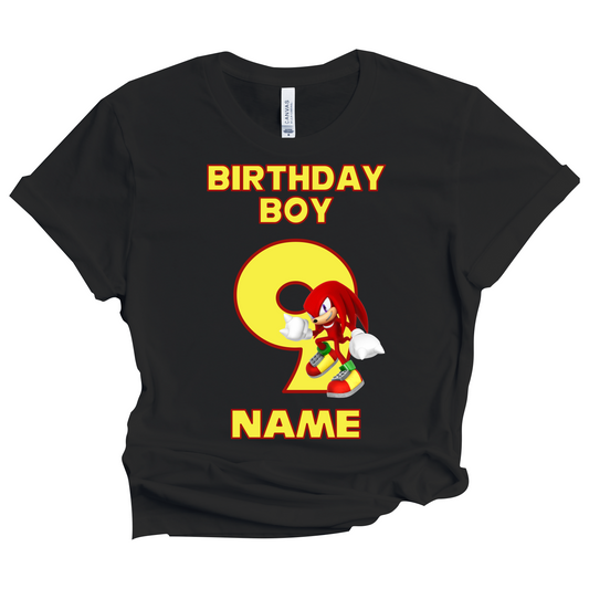 Sonic knuckles Birthday Custom T-shirt Matching All Family Set 6