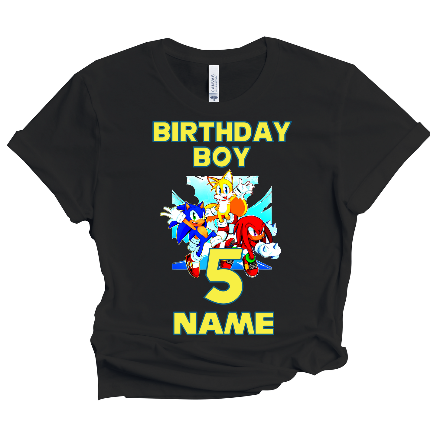 Sonic Birthday Custom T-shirt Matching All Family Set 1