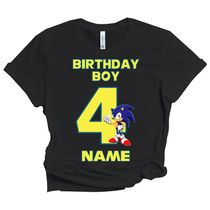 Sonic Birthday Custom T-shirt Matching All Family Set 8