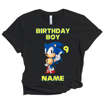 Sonic Birthday Custom T-shirt Matching All Family Set 2