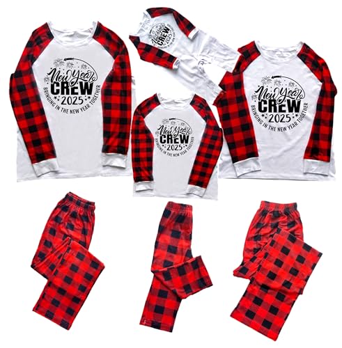 New Year 2026 Family Matching Pajamas Set 1