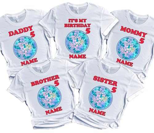 FELIZ CUMPLEAÑOS Birthday Kids Tshirt Boy Girl Tees Matching Family Customize Shirts Birthday Girl Party Gathering Custom Name Age Personalized Birthday Shirts All Family Baby Girl