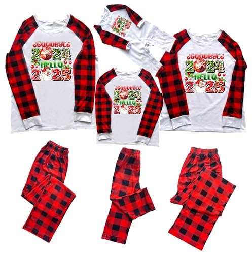 New Year 2026 Family Matching Pajamas Set 3