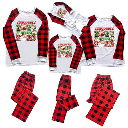 New Year 2026 Family Matching Pajamas Set 3