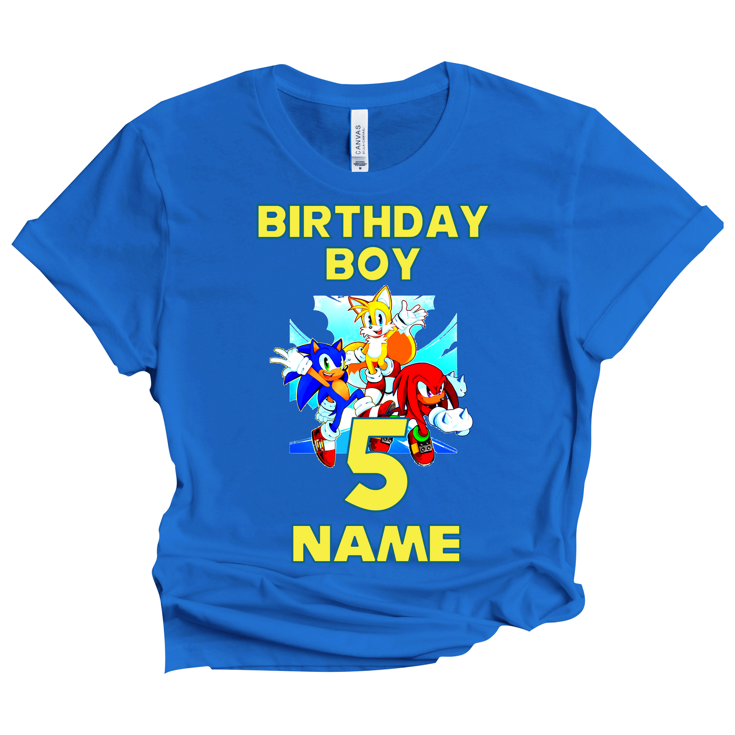 Sonic Birthday Custom T-shirt Matching All Family Set 1