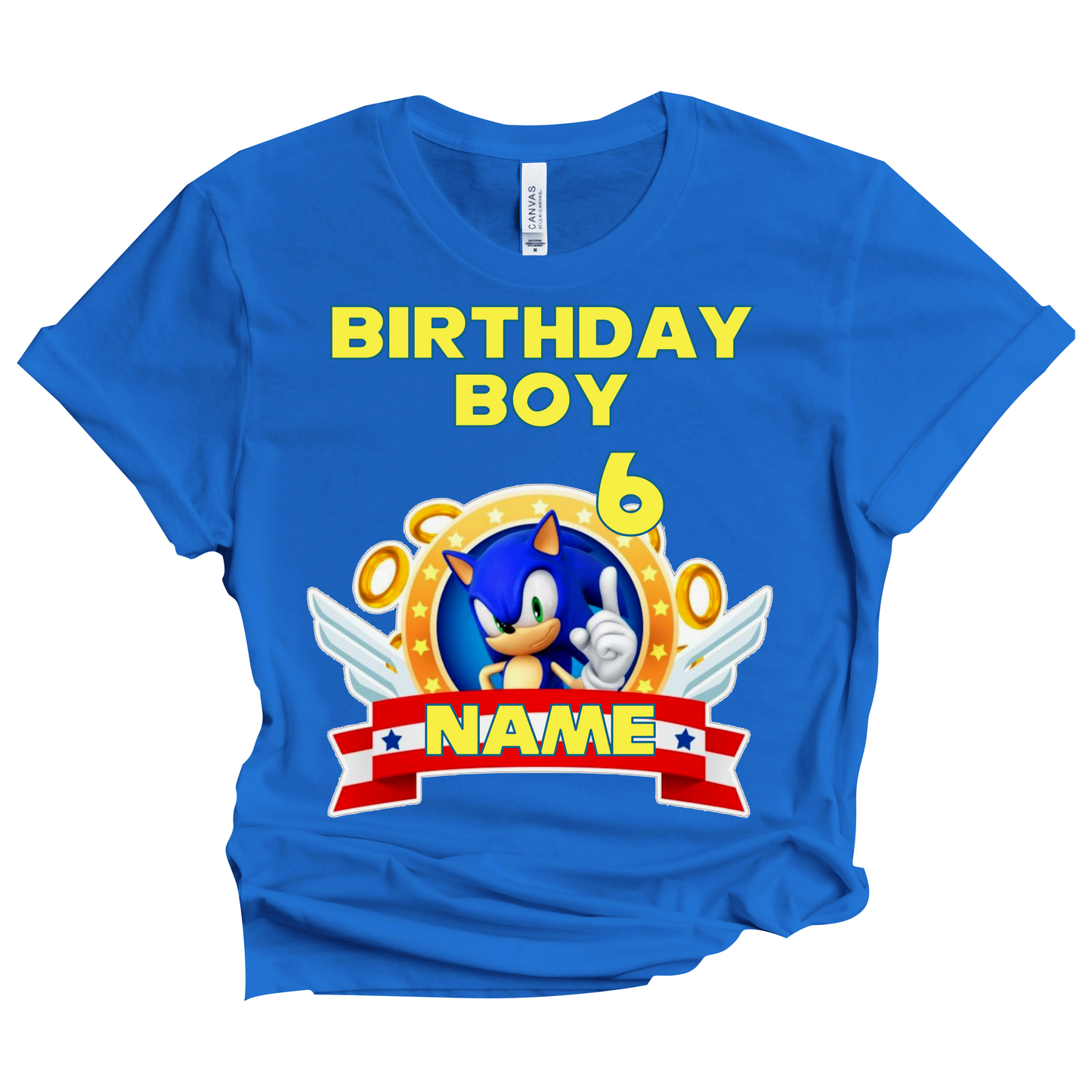 Sonic Birthday Custom T-shirt Matching All Family Set 5