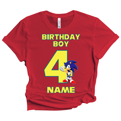 Sonic Birthday Custom T-shirt Matching All Family Set 8