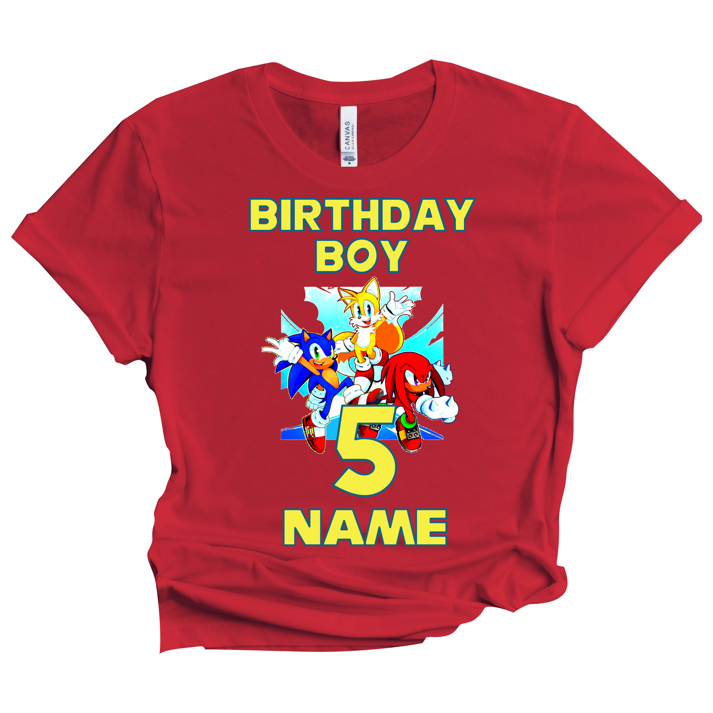 Sonic Birthday Custom T-shirt Matching All Family Set 1