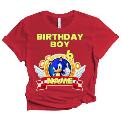 Sonic Birthday Custom T-shirt Matching All Family Set 5