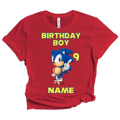 Sonic Birthday Custom T-shirt Matching All Family Set 2
