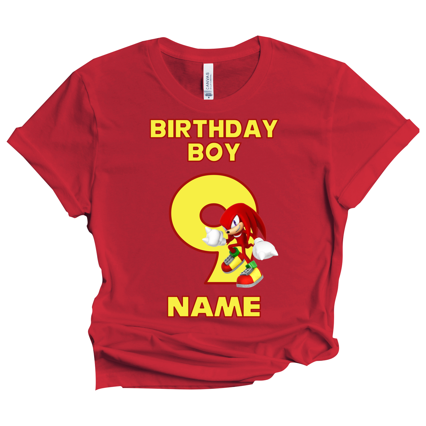 Sonic knuckles Birthday Custom T-shirt Matching All Family Set 6