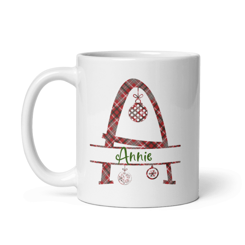 Personalized Christmas Coffee Mug 1 – Custom Name Photo Holiday Ceramic Mugs 11oz