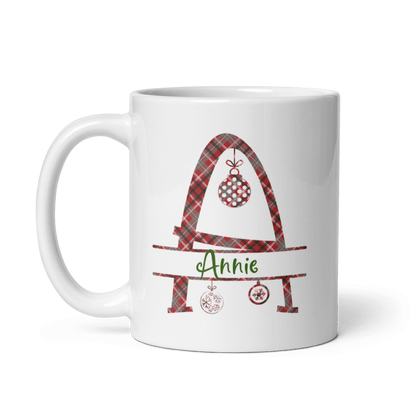 Personalized Christmas Coffee Mug 1 – Custom Name Photo Holiday Ceramic Mugs 11oz