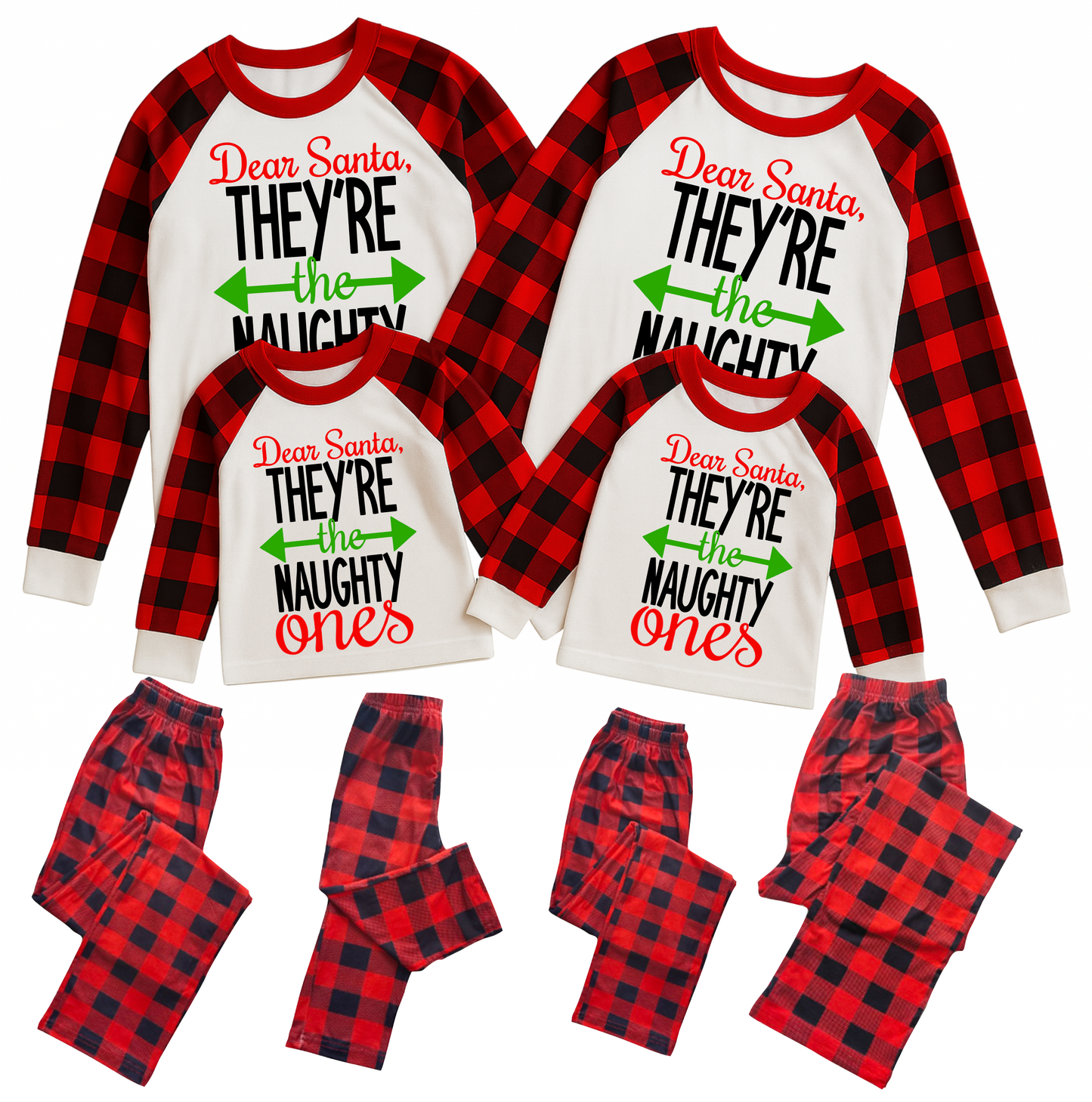 Custom Christmas Pajamas Family Set 2