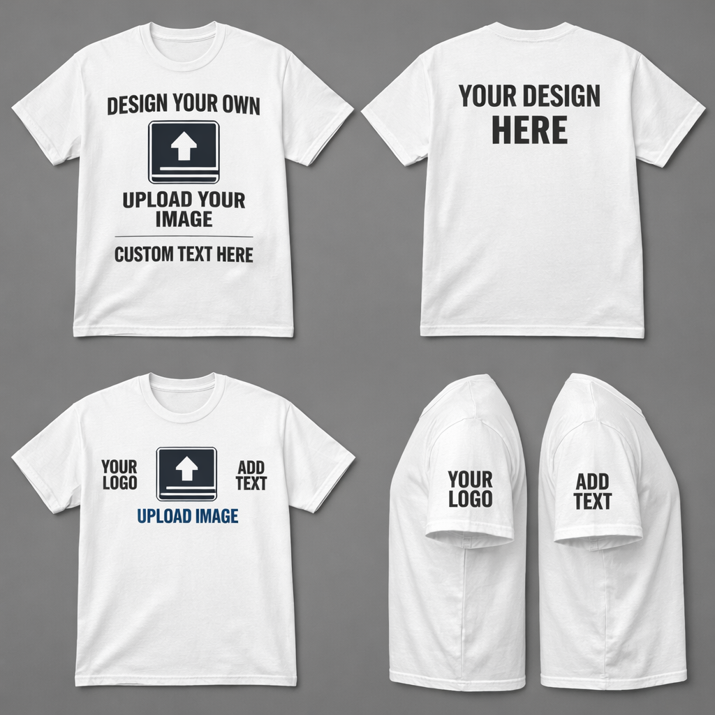 Design Your Own Shirt – Upload Logo & Customize