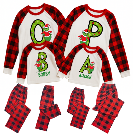 Custom Christmas Pajamas Family Set 21