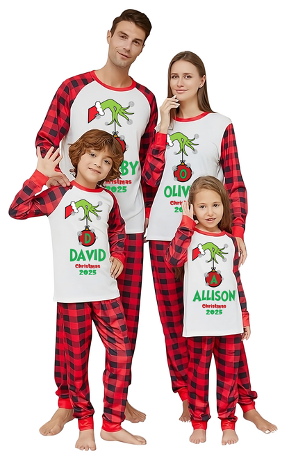 Custom Christmas Pajamas Family Set 20