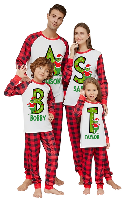 Custom Christmas Pajamas Family Set 21