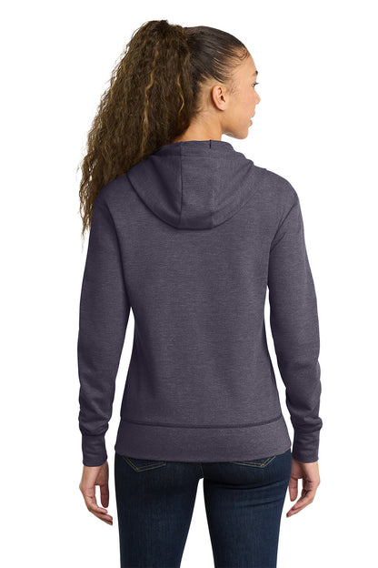 TEEL Embroidered New Era Women’s Thermal Full-Zip Hoodie