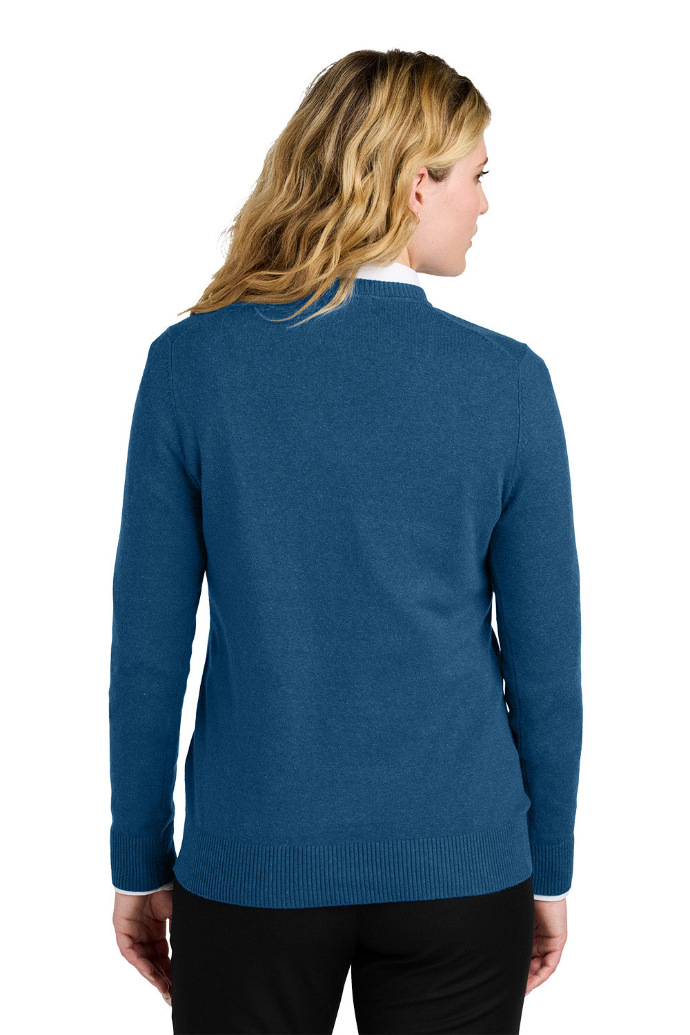 TEEL Embroidered Women’s Easy Care V-Neck Sweater