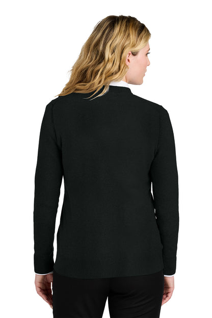TEEL Embroidered Women’s Easy Care V-Neck Sweater