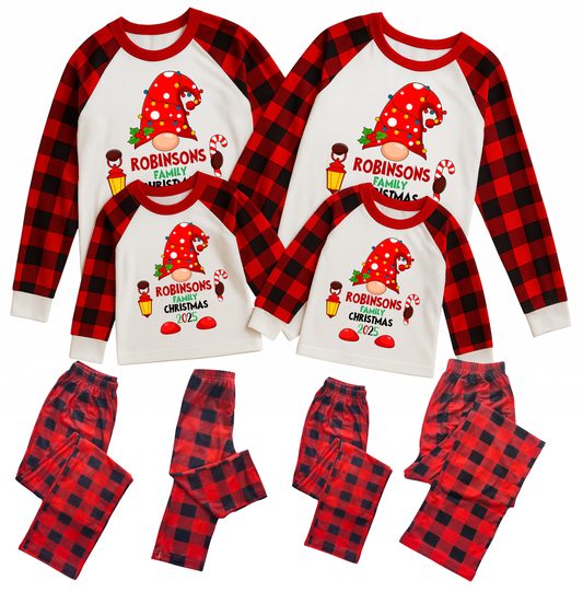 Custom Christmas Pajamas Family Set 3